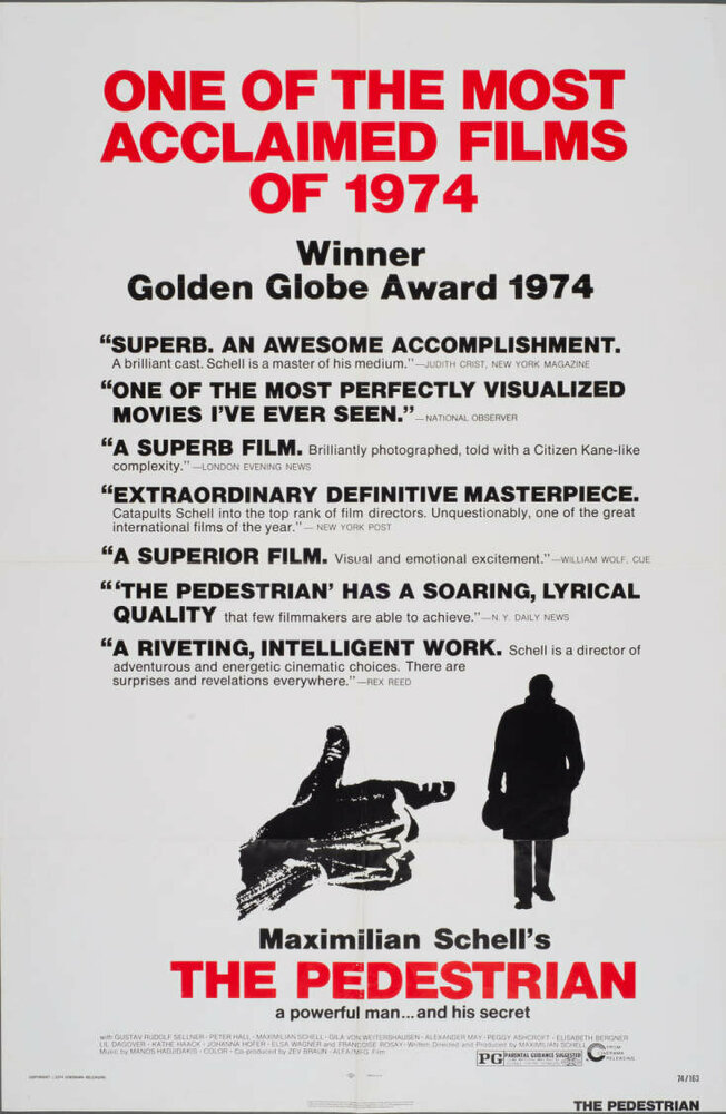 Пешеход (1973) постер