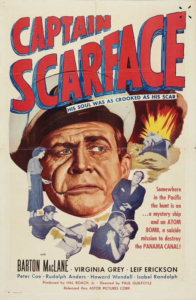 Captain Scarface (1953) постер