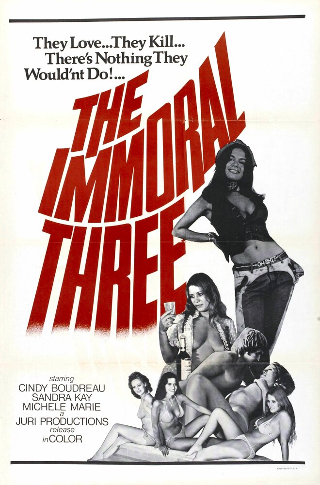 Аморальная троица (1975) постер