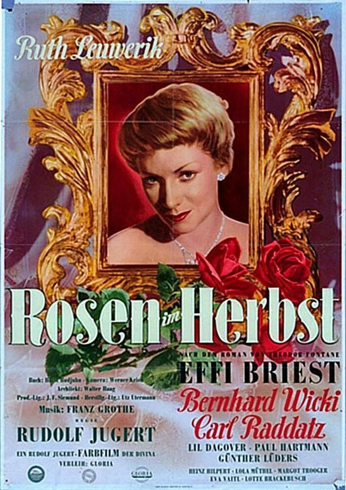Осенние розы (1955) постер